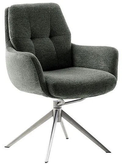 Bali Καρεκλα Relax Μαύρη + Υποπόδιο 83x86x102 cm