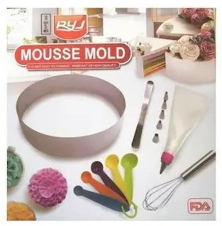 Σετ στρογγυλό τσέρκι-MOUSSE MOLD