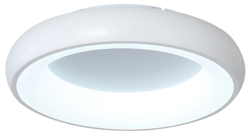 InLight Πλαφονιέρα οροφής LED 24W 3CCT (by tuya) από λευκό ακρυλικό D:40cm (42020-B-White)