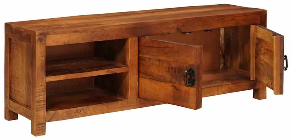 vidaXL Ντουλάπι TV Καφέ 110 x 30 x 40 cm Μασίφ ξύλο μάνγκο