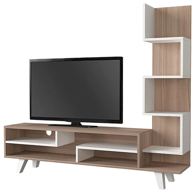 ΕΠΙΠΛΟ ΤΗΛΕΟΡΑΣΗΣ GRANADA MEGAPAP ΧΡΩΜΑ ΛΕΥΚΟ - CORDOBA 149,5X29,5X120ΕΚ.