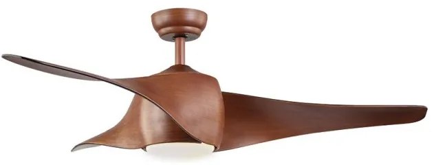 Ανεμιστήρας Οροφής Με Φωτιστικό LED 15W IP20 3CCT Καφέ 22256 Zambelis-20256-Καφέ 20256