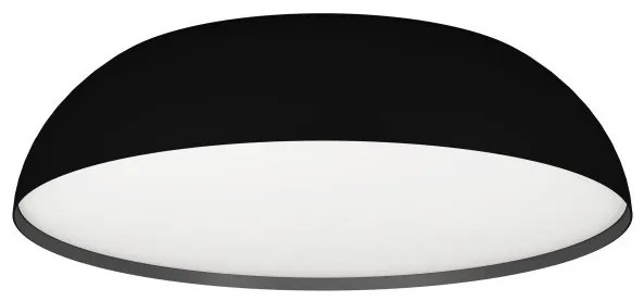 Έξυπνο Φωτιστικό Οροφής Πλαφονιέρα 3xLED 11W Μαύρο-Λευκό RGB TW 3CCT Dimmable Tollos-Z 900407 Eglo-900407-Μαύρο-Λευκό 900407