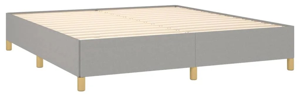 ΚΡΕΒΑΤΙ BOXSPRING ΜΕ ΣΤΡΩΜΑ ΑΝΟΙΧΤΟ ΓΚΡΙ 180X200 ΕΚ. ΥΦΑΣΜΑΤΙΝΟ 3128621