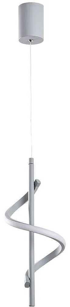 Φωτιστικό Οροφής Likma 119FRS1515 16x16x50/100cm Led 11W 3000K Grey Opviq