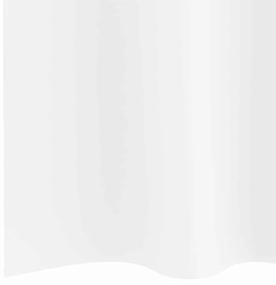 vidaXL Κουρτίνες 2 pcs Καθαρό Λευκό 260x140εκ. Πολυεστέρας