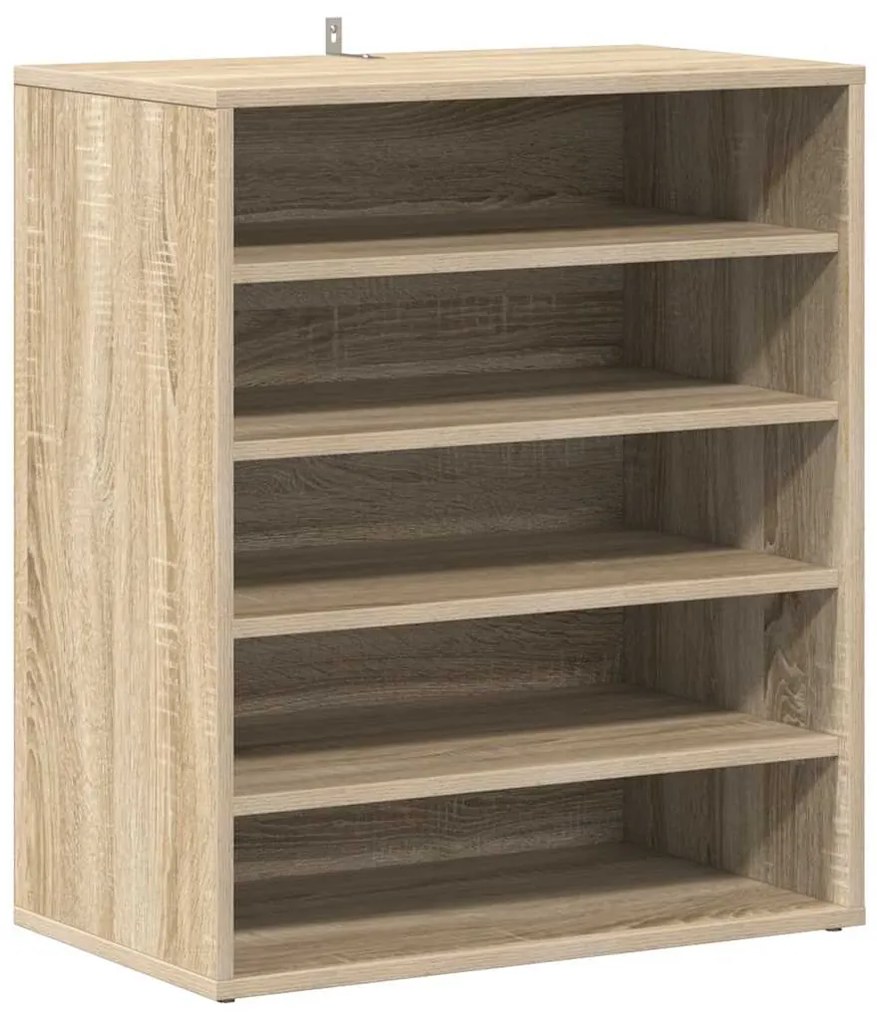 vidaXL Παπουτσοθήκη Sonoma Δρυς 60 x 35 x 70 εκ. από Επεξ. Ξύλο