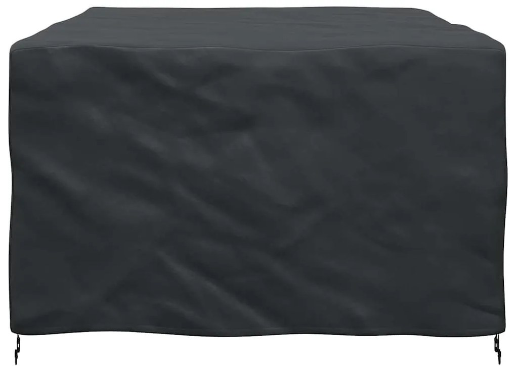 vidaXL Κάλυμμα επίπλων Μονόχρωμο Μαύρο 220 x 150 x 85 εκ. 420D