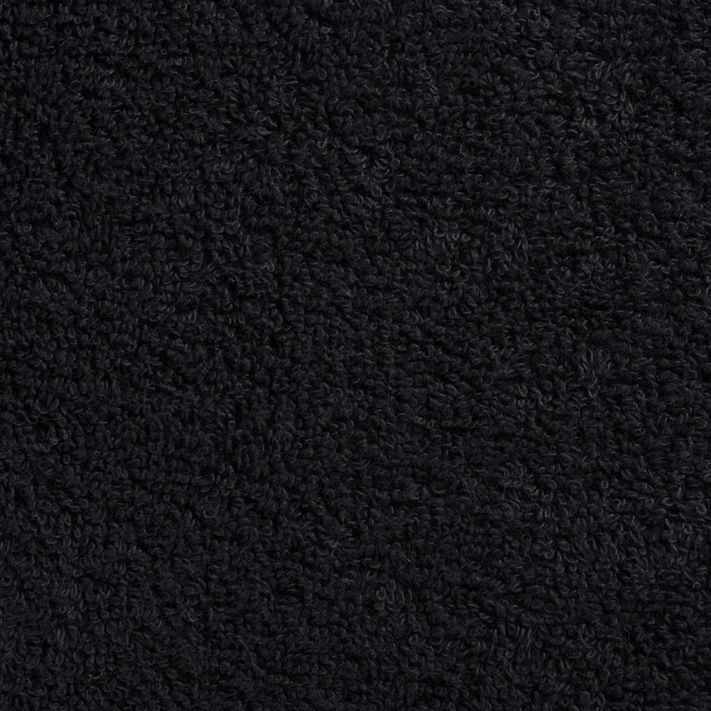 vidaXL Πετσέτες επισκεπτών 50 pcs Μαύρο 50 x 100 cm Βαμβάκι