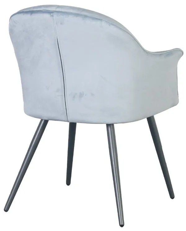 Πολυθρόνα Τραπεζαρίας C-985 Fylliana Γαλάζιο 65x65x83εκ. 2αδα 65x65x83 εκ.