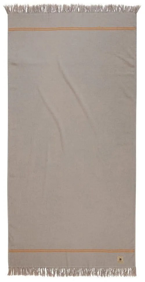 Πετσέτα Θαλάσσης 3521 Light Grey Greenwich Polo Club Θαλάσσης 80x170cm 100% Βαμβάκι