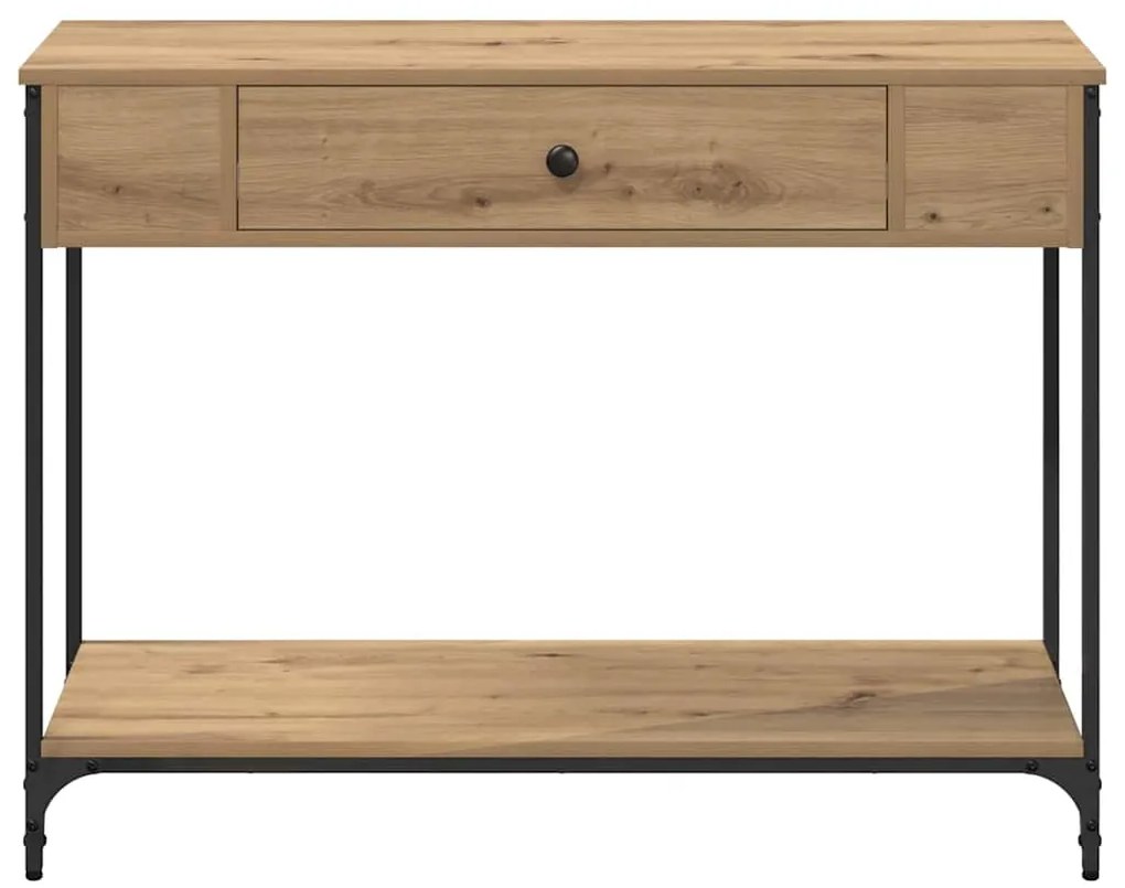 vidaXL Τραπέζι κονσόλας Other artisan δρυς 100 x 34.5 x 75 εκ.