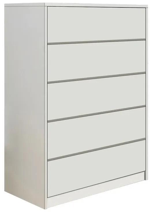 Συρταριέρα Kuanger mdf σε λευκή απόχρωση 80x40x109εκ 80x40x109 εκ.