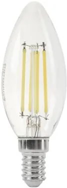 OPTONICA LED λάμπα candle C35 1472, Filament, 4W, 2700K, 400lm, E14