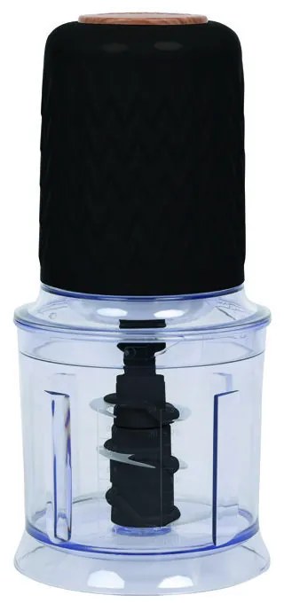 Primo PRFC-40478 Πολυκόπτης 3πλό Mαχαίρι 500W 700ml Μαύρο-Wooden