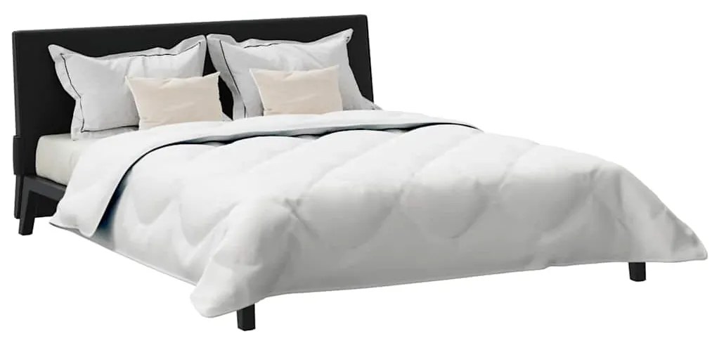 vidaXL Πάπλωμα με μαξιλάρι 3 pcs Λευκό 200 x 220 cm Μικροΐνες