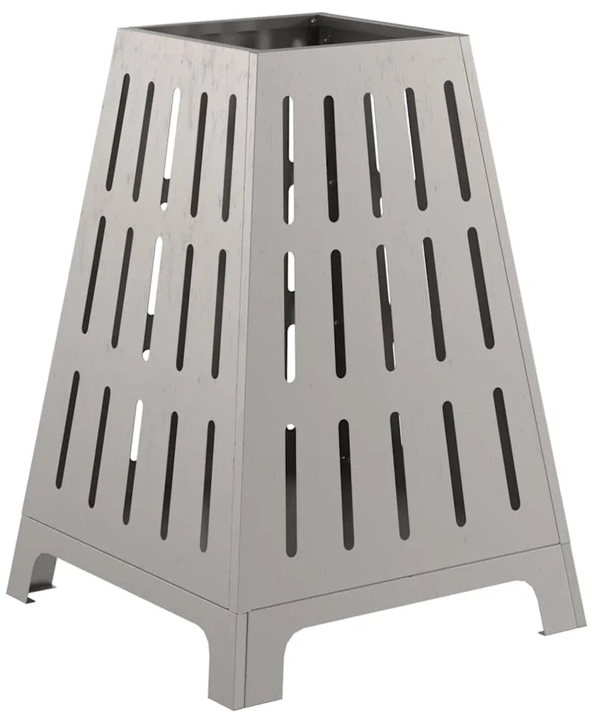 vidaXL Φωτιά Καφέ 50 x 50 x 70 cm Ατσάλι σκληρυθέν στον αέρα