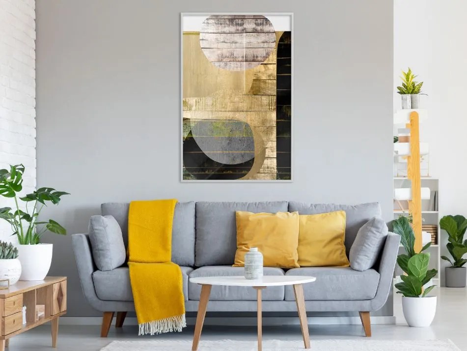 Αφίσα - Sunny Living Room - 20x30 - Χρυσό - Χωρίς πασπαρτού