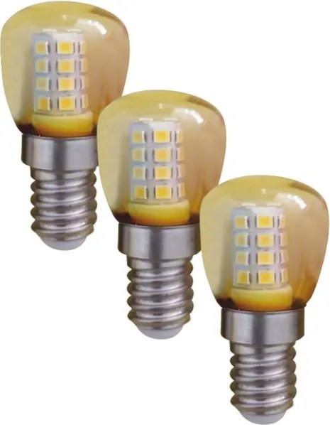 Λαμπτήρας LED E14 Mini 1W Yellow 3τμχ  (5 τεμάχια)