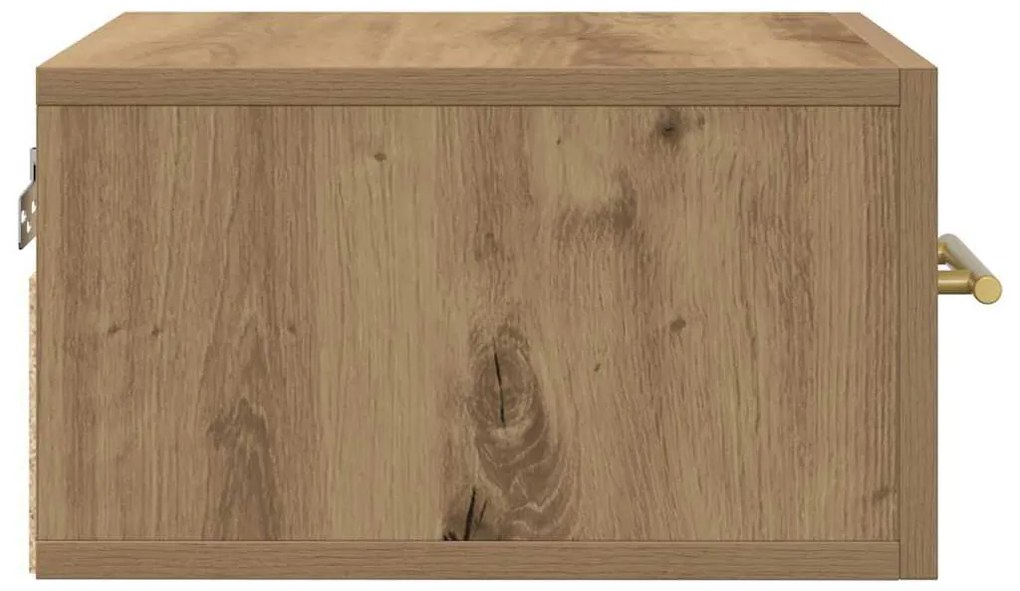 vidaXL Κομοδίνο 2 pcs artisan δρυς 35 x 35 x 20 εκ Επεξεργασμένο ξύλο