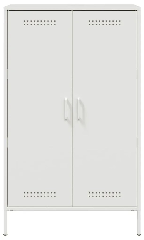 Ντουλάπι Λευκό 68x39x113 εκ. από Ατσάλι 842969