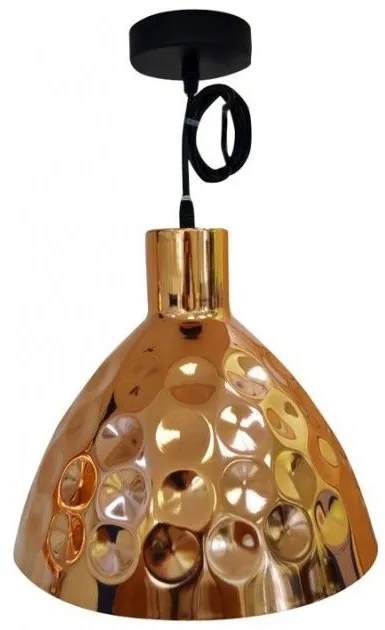 Κρεμαστό Φωτιστικό Μεταλλικό Rose Gold Χαλκού και ντουί Ε27 Φ300 3710 VTAC 3710 Rose Gold