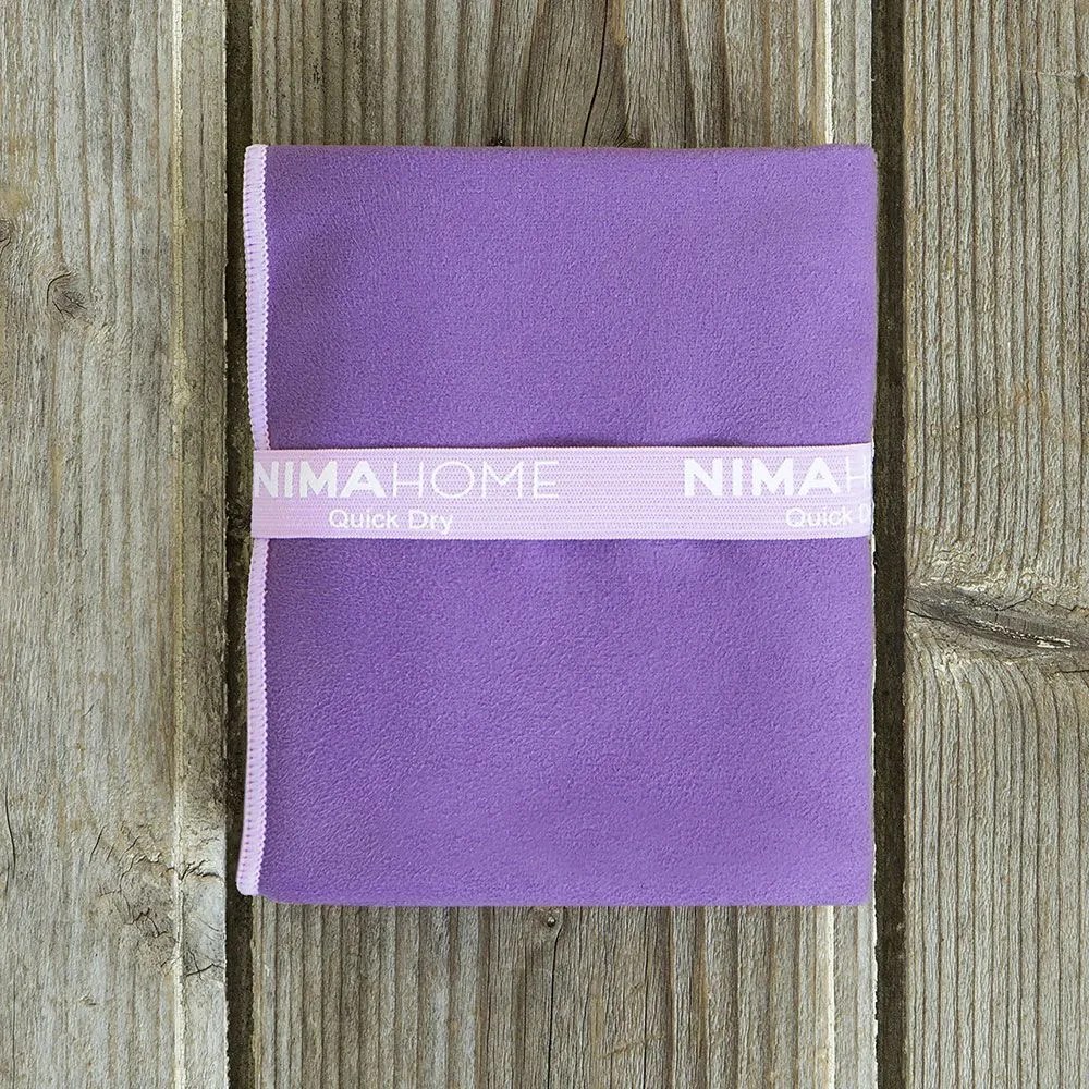 Πετσέτα Γυμναστηρίου Riva Purple Nima Γυμναστηρίου 50x90cm Microfiber
