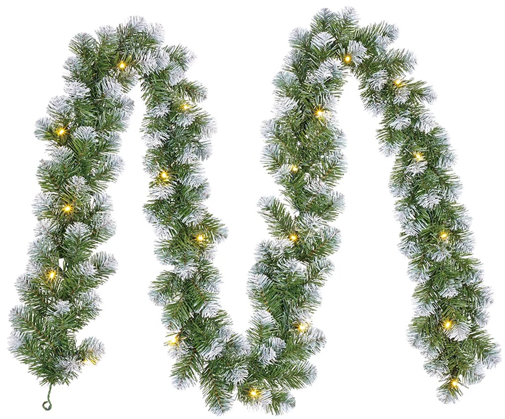 Χριστουγεννιάτικη Γιρλάντα 270εκ. Με 20 Led Φωτάκια Edelman Norton 1046218