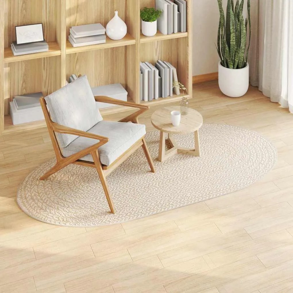 vidaXL Χαλί Κρεμ 100 x 200 εκ. PP