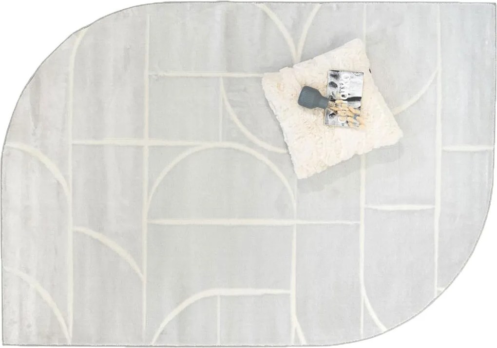 Χαλί Διαδρόμου (80x150) Ezzo Forma E460B2A Light Grey