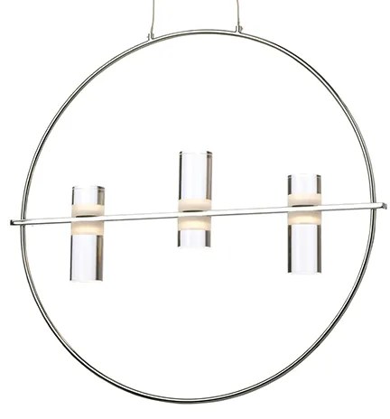Φωτιστικό Οροφής LED Aca Ionian JNEP12LED53CH Chrome