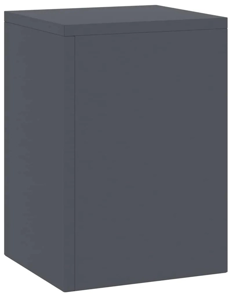 vidaXL Στήριξη φυτών 2 pcs Ανθρακί 24 x 24 x 35 εκ. Ατσάλι