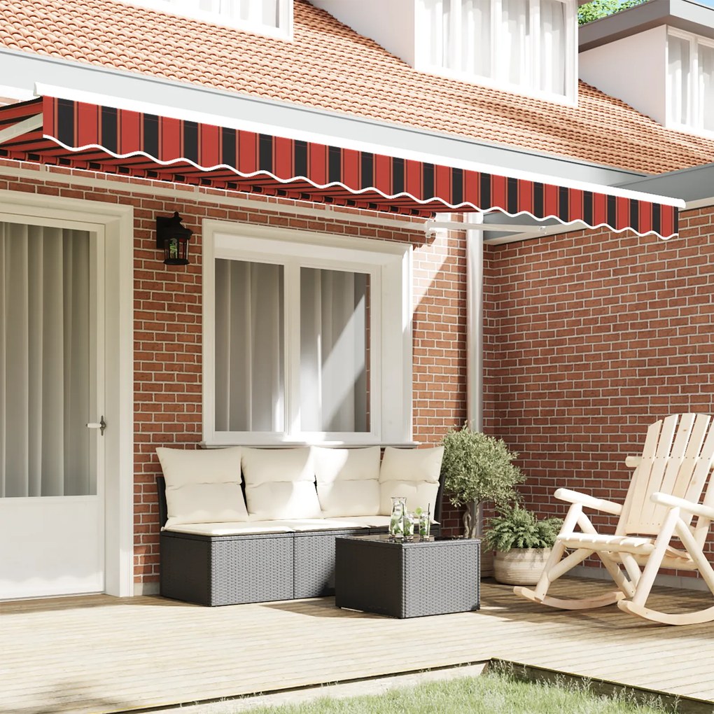 vidaXL Τέντα Valance για πλαίσιο 4 μ Πολύχρωμο 3.8x0.2 μ