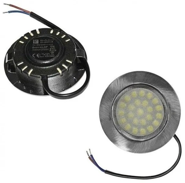 Σποτ LED Κουζίνας Χωνευτό 4W 240V Φ7 Lumen 21-41066 Ασημί