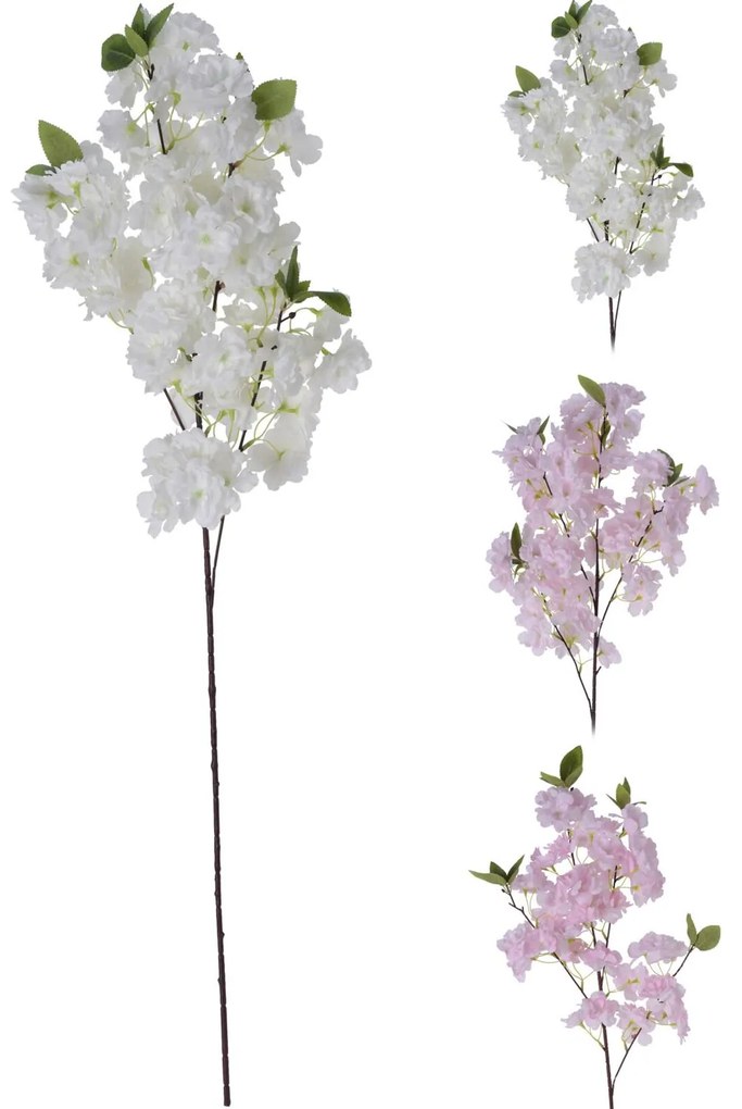 Κλαδί ArteLibre Λουλούδια Τεχνητό Υ95cm Σε 3 Χρώματα