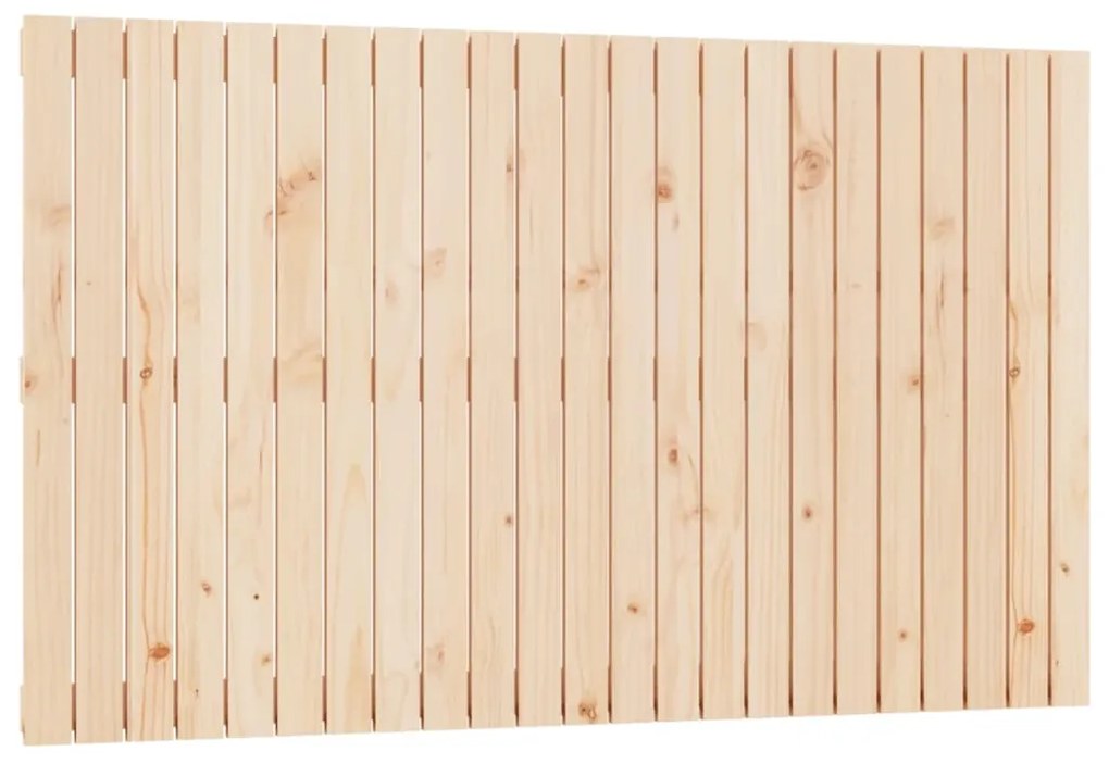 vidaXL Κεφαλάρι Επιτοίχιο 147x3x90 εκ. από Μασίφ Ξύλο Πεύκου