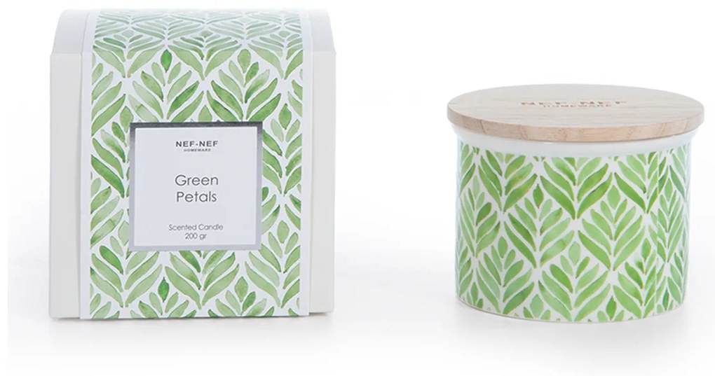 Αρωματικό Κερί 200gr Nef-Nef Homeware Green Petals