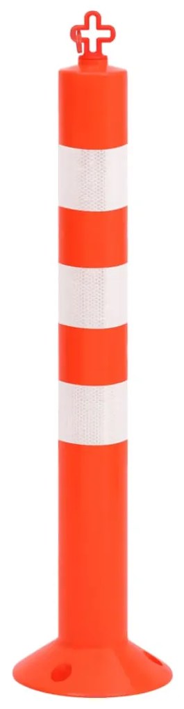 vidaXL Κολωνάκια Σήμανσης με Αλυσίδα 10 τεμ. 75 εκ. από Πολυαιθυλένιο