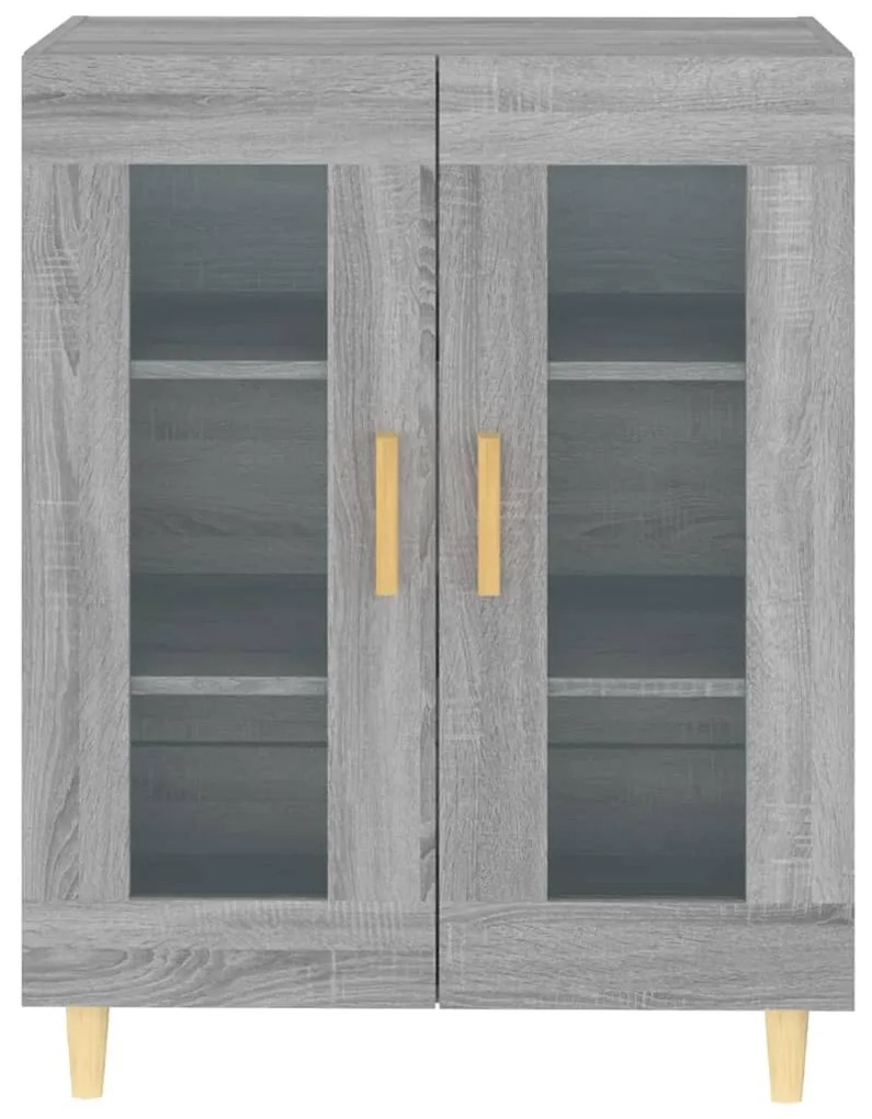 vidaXL Ντουλάπι Γκρι Sonoma 69,5 x 34 x 90 εκ. από Επεξεργασμένο Ξύλο