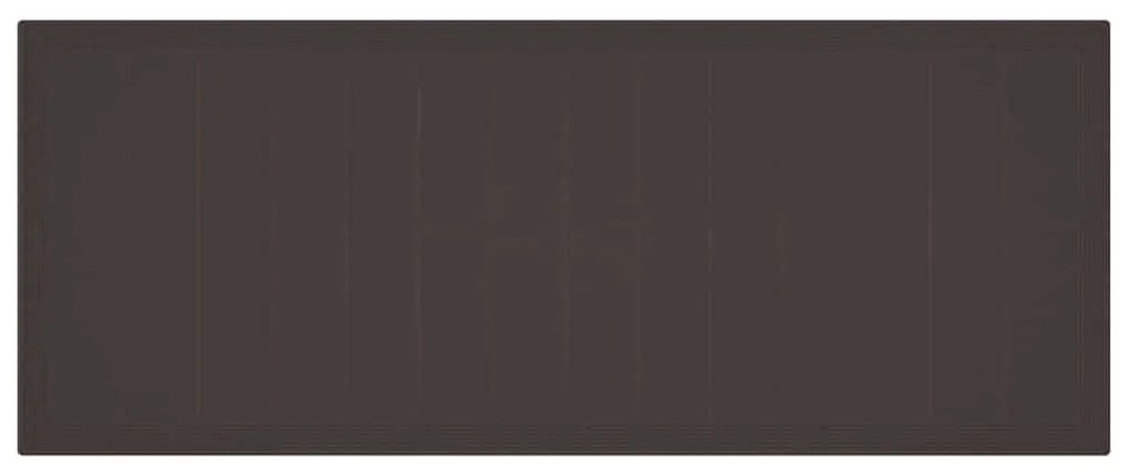 vidaXL Σέτ φαγητού για κήπο 9 pcs Καφέ Rattan Polt