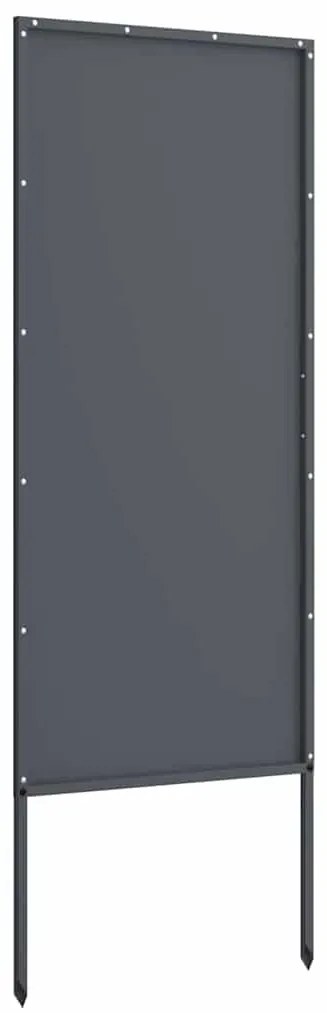 vidaXL Διακοσμητική Πλάκα Κήπου Άλλο Ανθρακί 50 x 140 cm