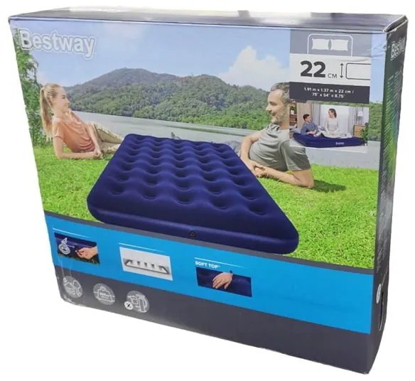 Bestway Φουσκωτό Στρώμα Ύπνου Διπλό 191x137x22εκ. #67002- Bestway Air Bed