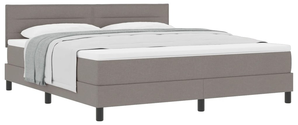 vidaXL Κρεβάτι με Στρώμα Ταπέτο 180x200 εκ. Υφασμάτινο