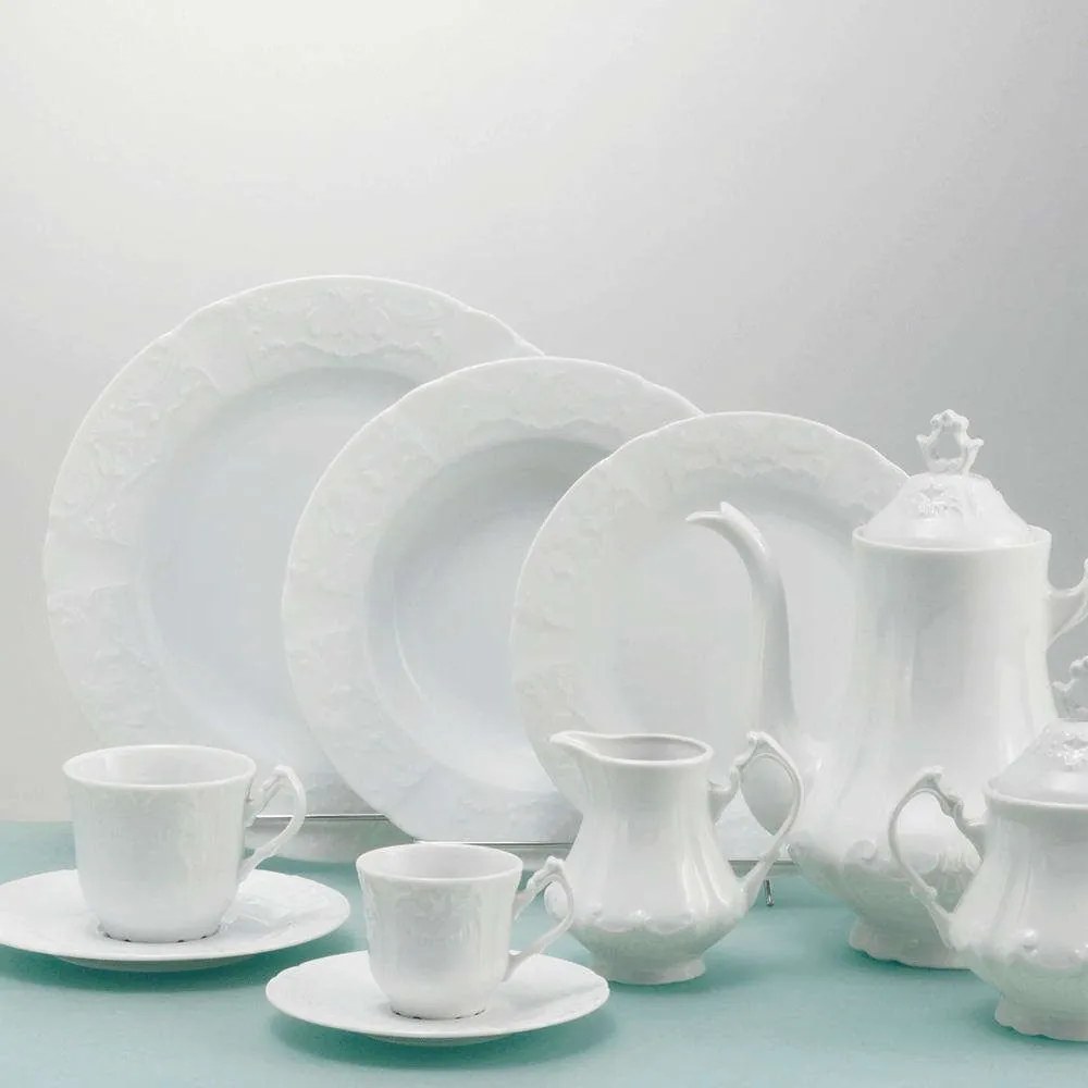 Σερβίτσιο Πιάτα Φαγητού Regina (Σετ 20Τμχ) 53.000.40 White Cryspo Trio 20 τμχ Porcelain