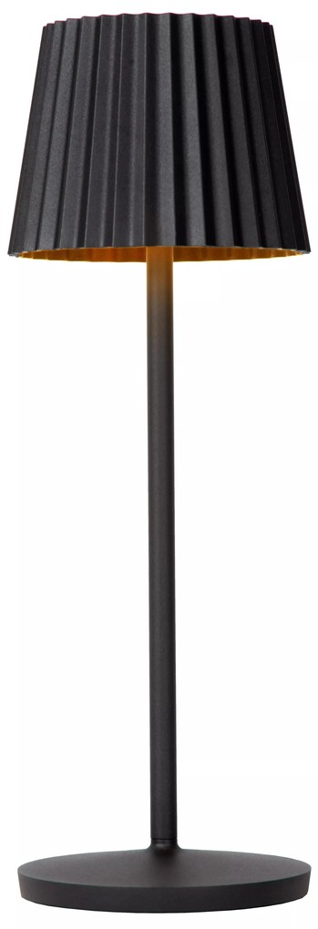 Φωτιστικό Επιτραπέζιο Lucide 27889-02-30 JUSTINE Μαύρο Ματ (Black Mat) 2700 K