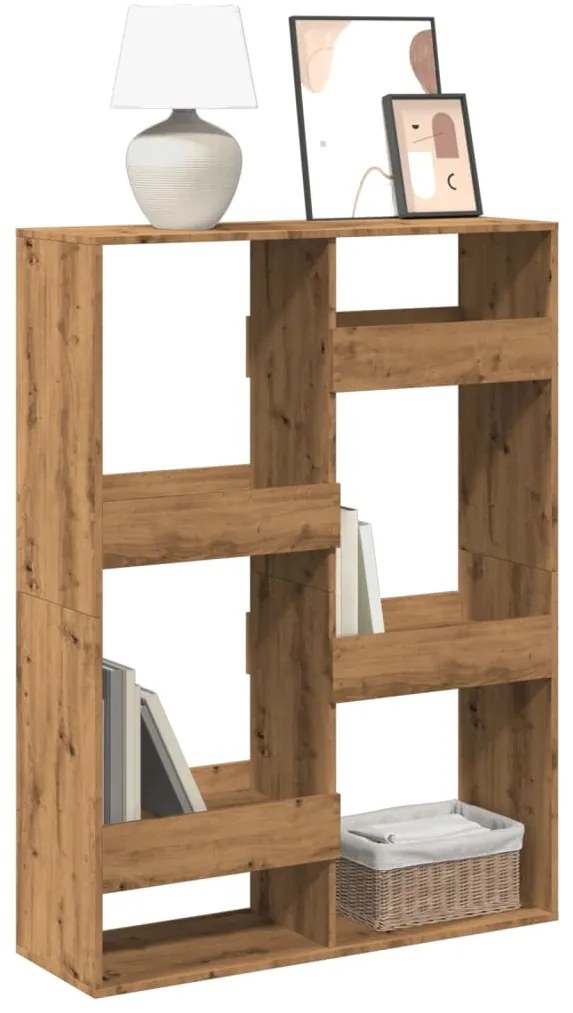 vidaXL Βιβλιοθήκη Αρτισιανή Δρυς 100x33x135 εκ. Επεξ. Ξύλο