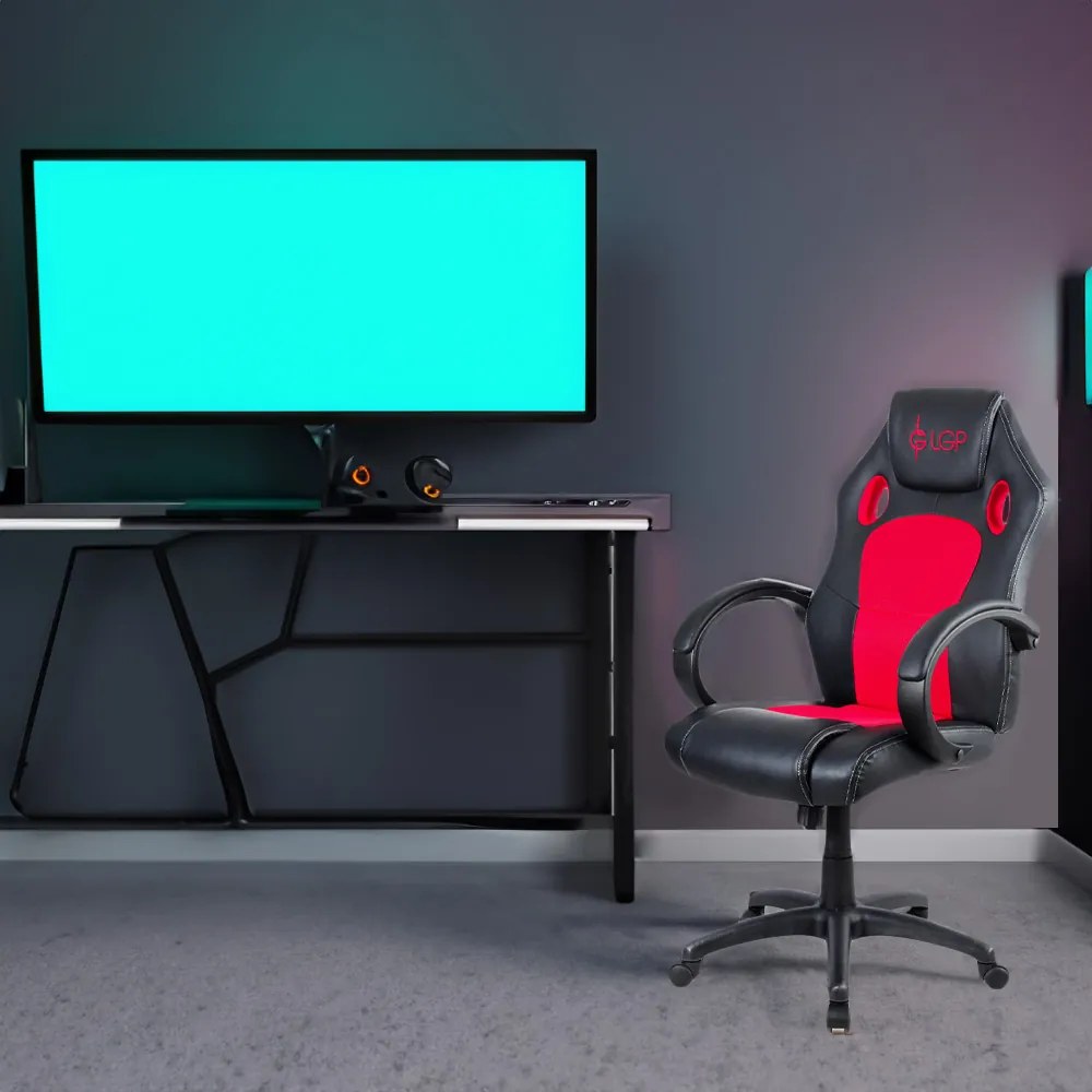 LAMTECH GAMING CHAIR B.RED KRONOS