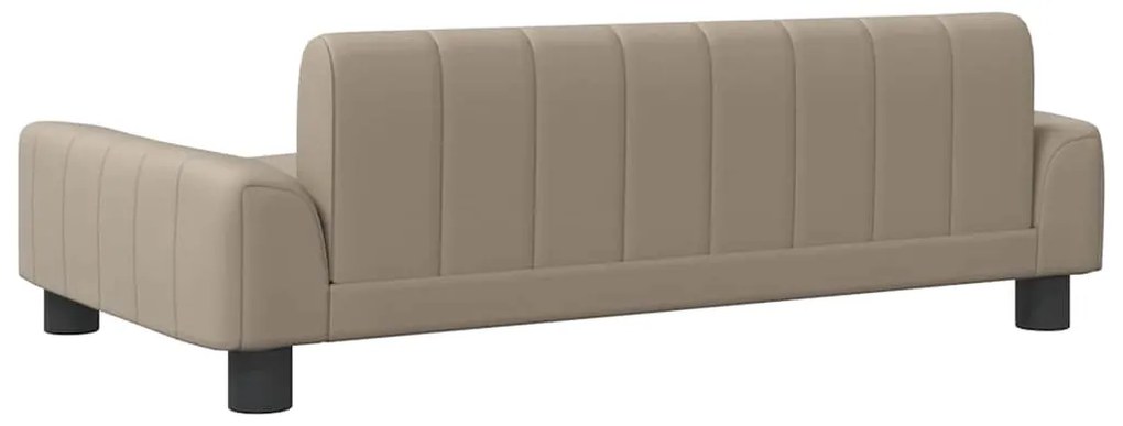 vidaXL Καναπές Παιδικός Καπουτσίνο 90x53x30 εκ. από Συνθετικό Δέρμα
