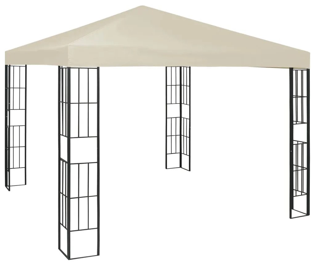 vidaXL Κιόσκι Κρεμ 3 x 3 μ.