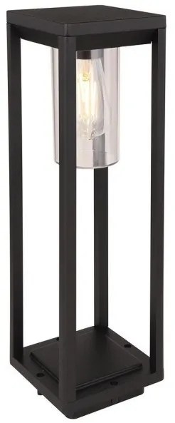 Επιδαπέδιο Φωτιστικό Κολώνα 1xΕ27 IP44 50cm Candela Globo Lighting-3135S2-Μαύρο 3135S2